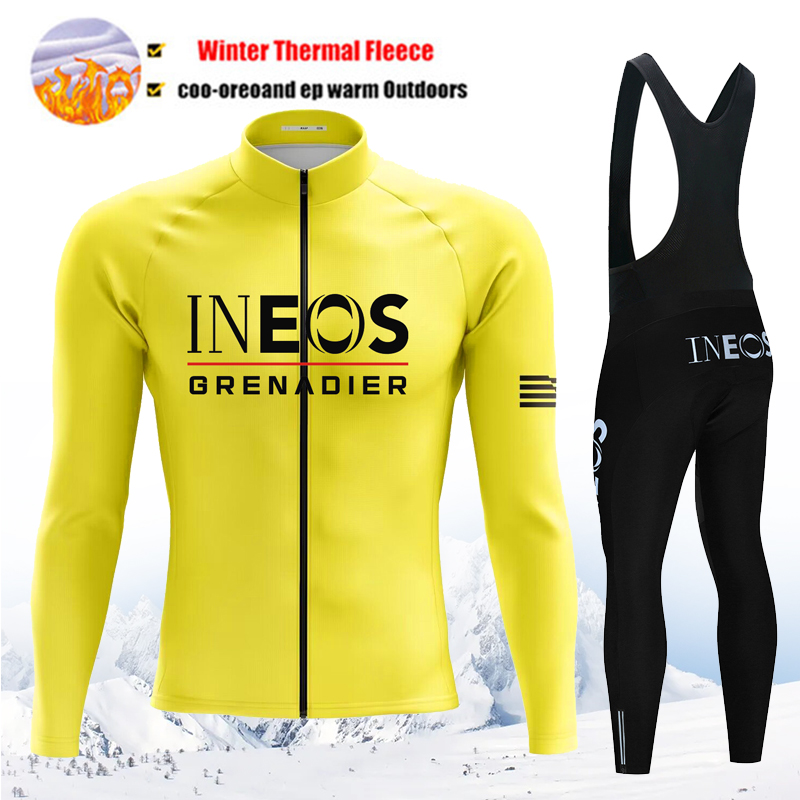 Yellow Cycling Gear - Conjunto de Jersey de Ciclismo de