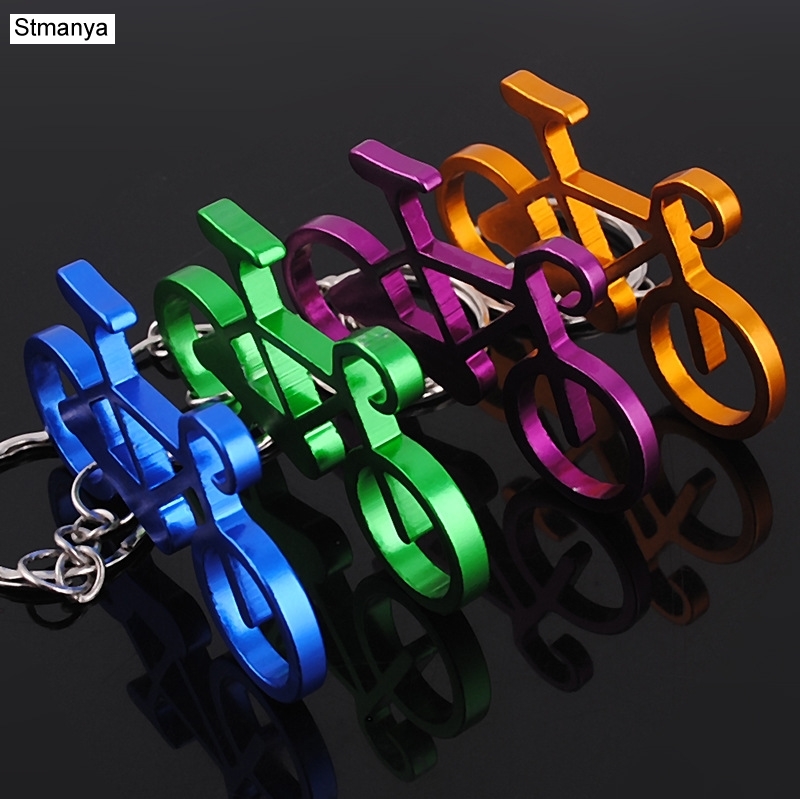 Yellow Cycling Gear - LLavero de Metal para hombre y