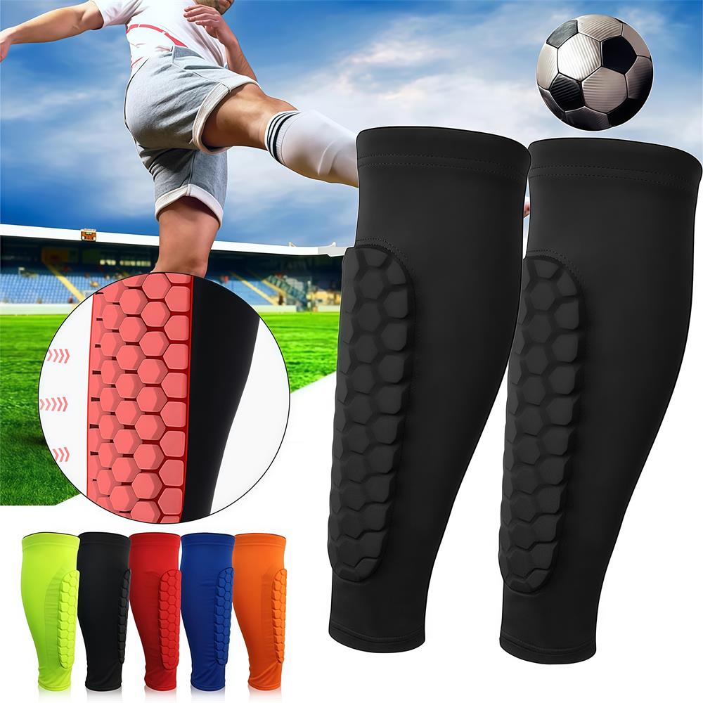 Cycling Gear Pants - Espinilleras de fútbol de panal, escudos