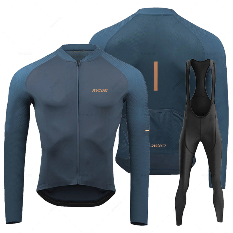 Cycling Gear Logo - Rvouei-Conjunto de Jersey de Ciclismo transpirable