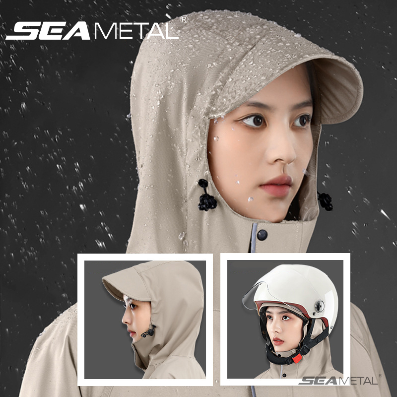 Cycling Gear For Rain - SEAMETAL-chubasquero para motocicleta, impermeable para bicicleta