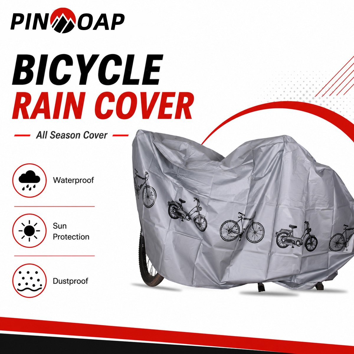 Cycling Gear For Rain - PINMOAP - Funda impermeable universal para