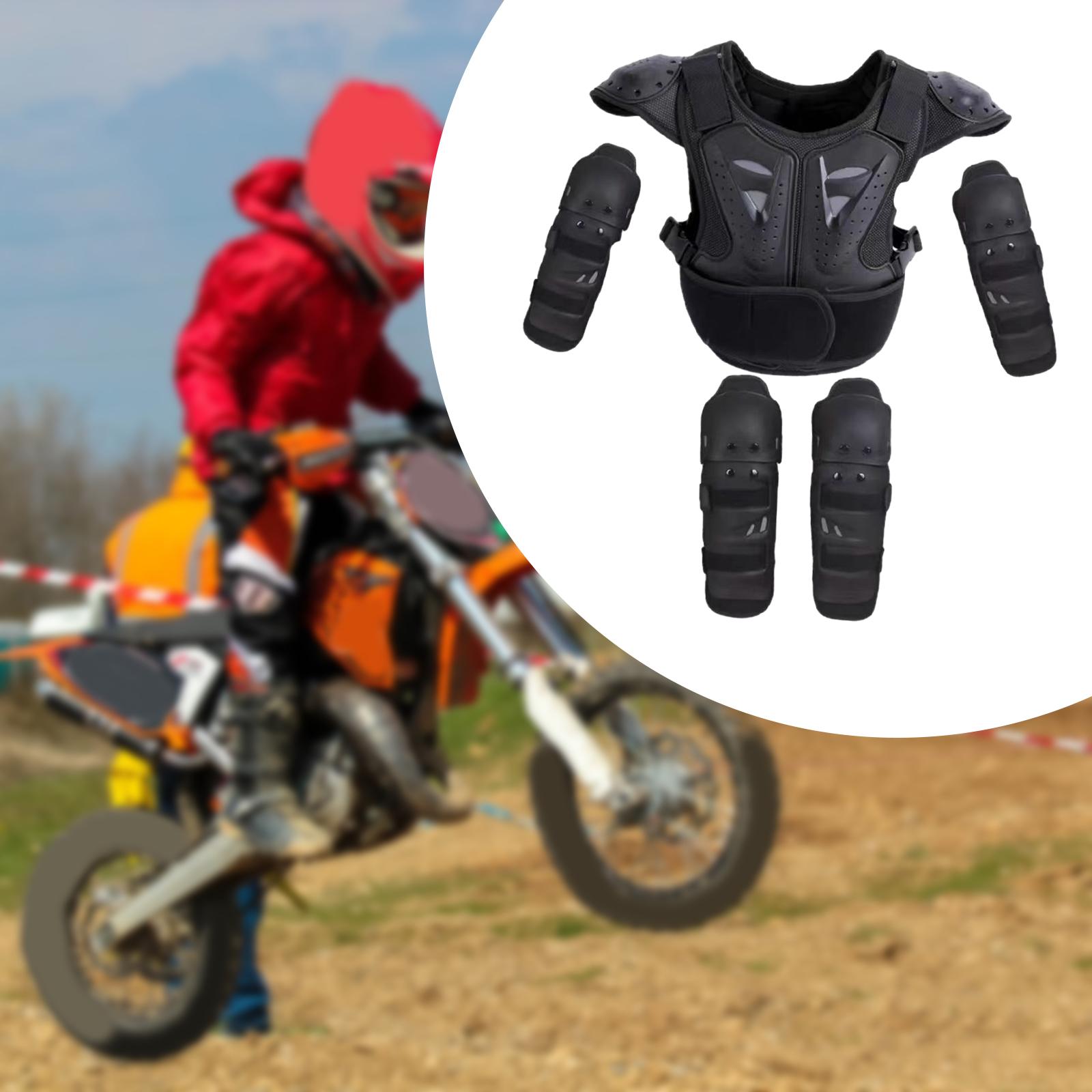 Cycling Protective Gear For Kids - Traje Protector de Motocicleta para Niños,
