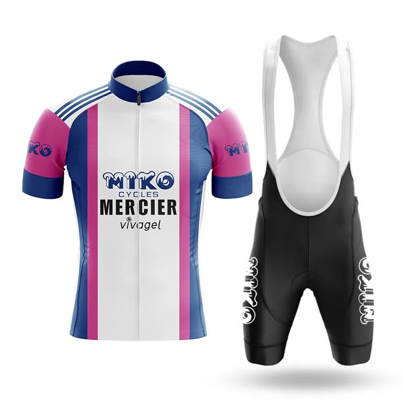 Cycling Gear Logo - Maillot de Ciclismo Retro Mercier Miko