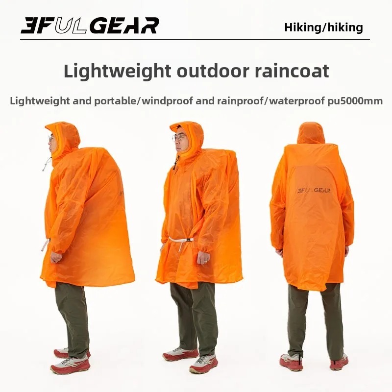 Cycling Gear For Rain - Poncho Impermeable Ultraligero 3F UL GEAR
