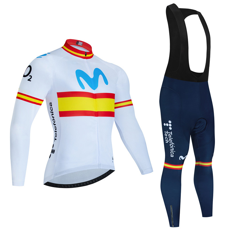España Movistar otoño manga la - Cycling Gear Logo reseña y precio