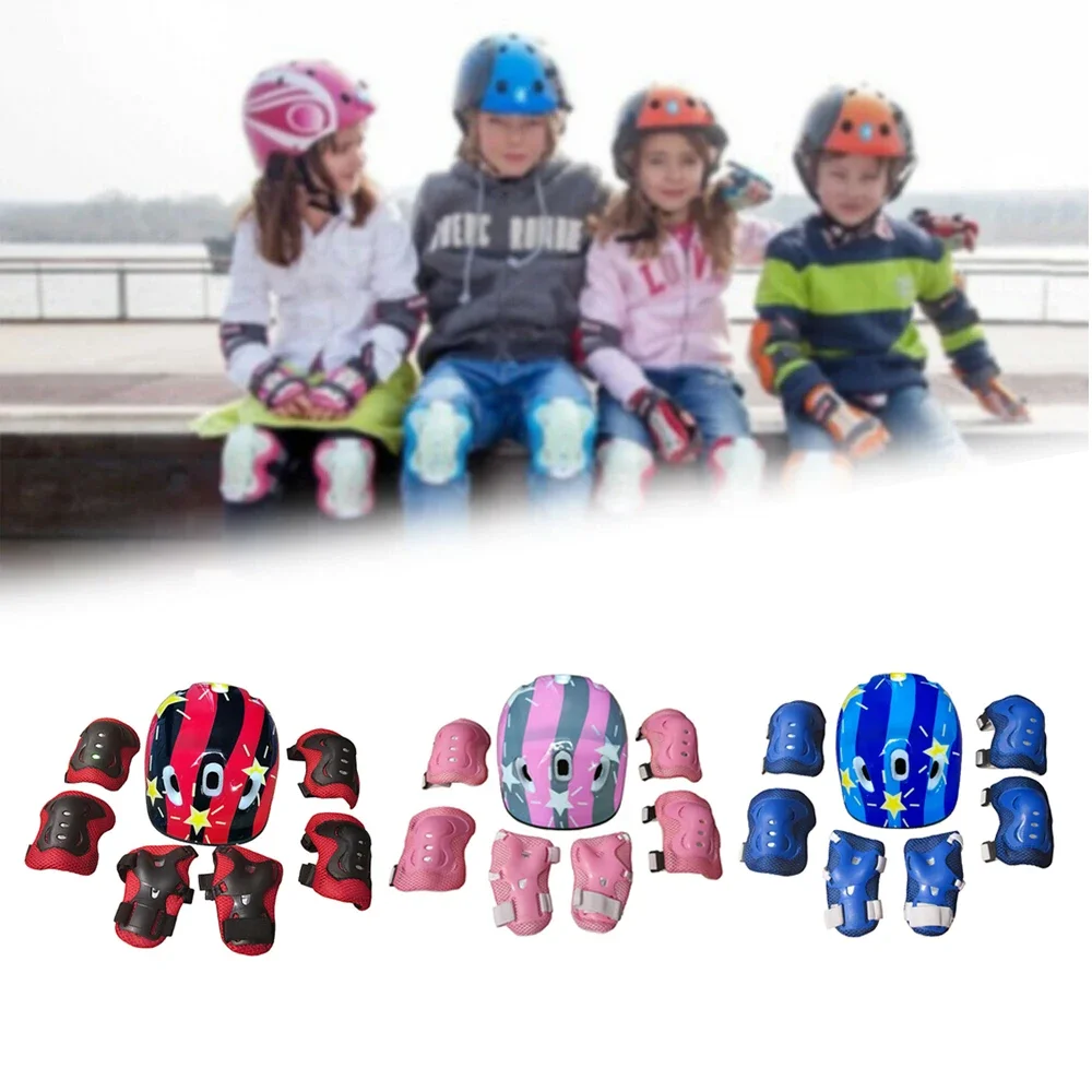 Casco y rodilleras ajustables  - Cycling Protective Gear For Kids reseña y precio