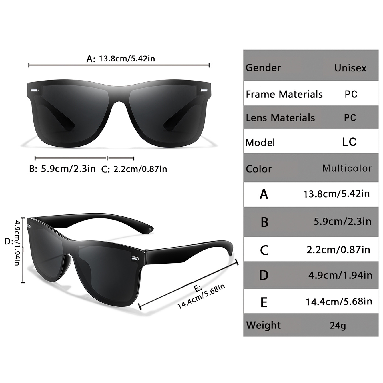 Gafas de sol cuadradas a prueb - Cycle Zone reseña y precio