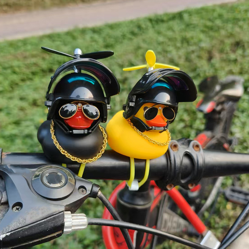 Bonito pato de goma para manil - Yellow Cycling Gear reseña y precio