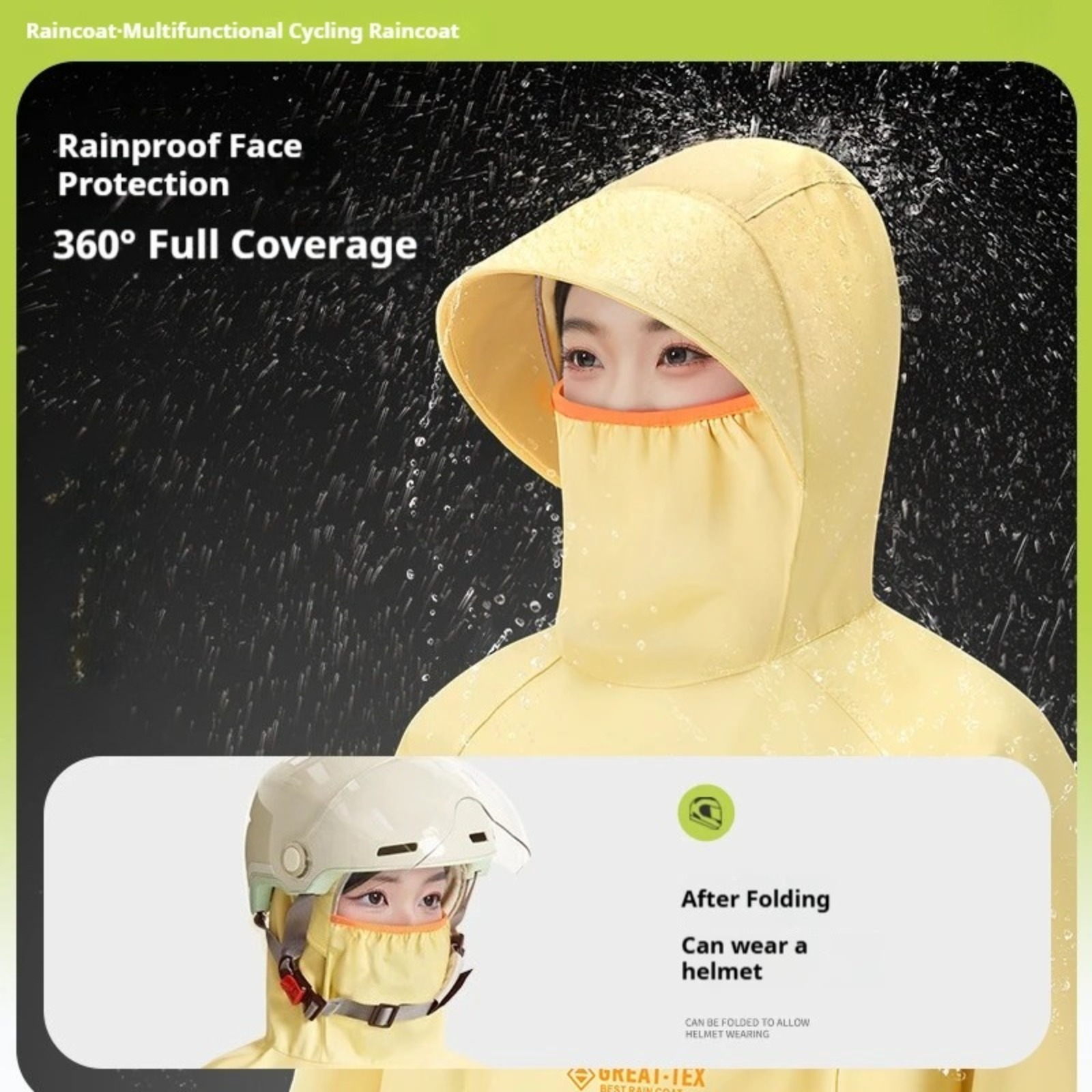 Poncho Impermeable para Ciclis - Cycling Gear For Rain reseña y precio