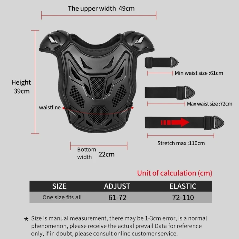 Armadura corporal para motocic - Cycling Gear Kids reseña y precio