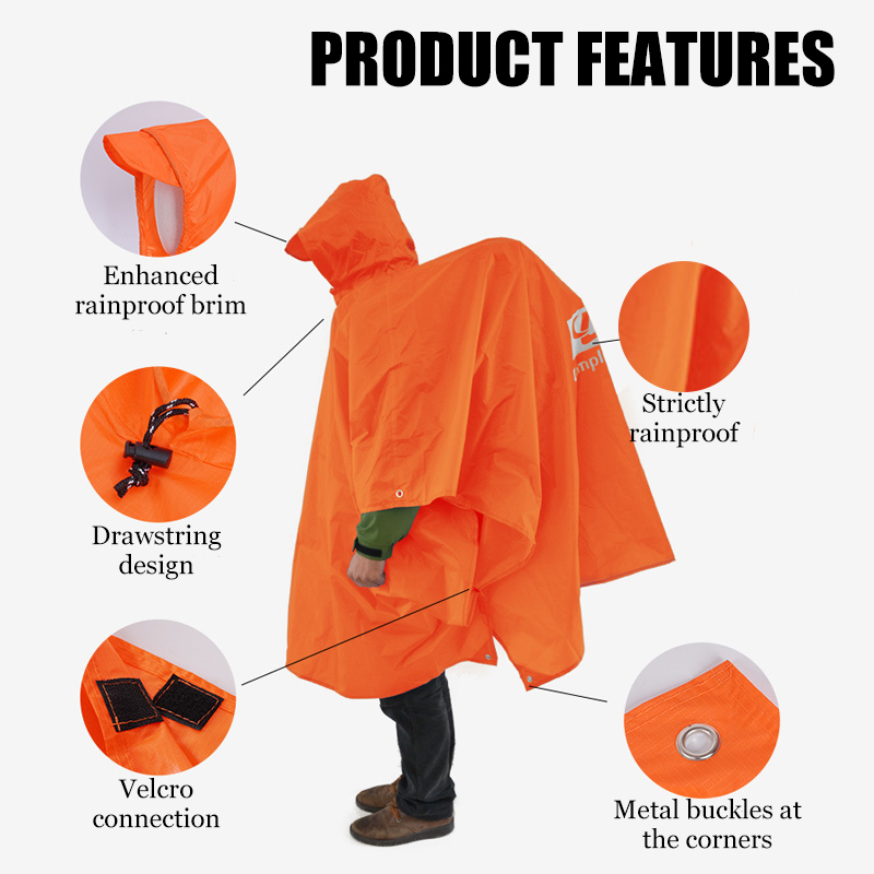 Poncho Impermeable 3 en 1, Lig - Cycling Gear For Rain reseña y precio