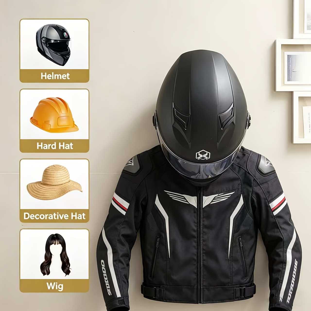Soporte para Casco de Motocicl - Cycling Gear Organizer Wall reseña y precio