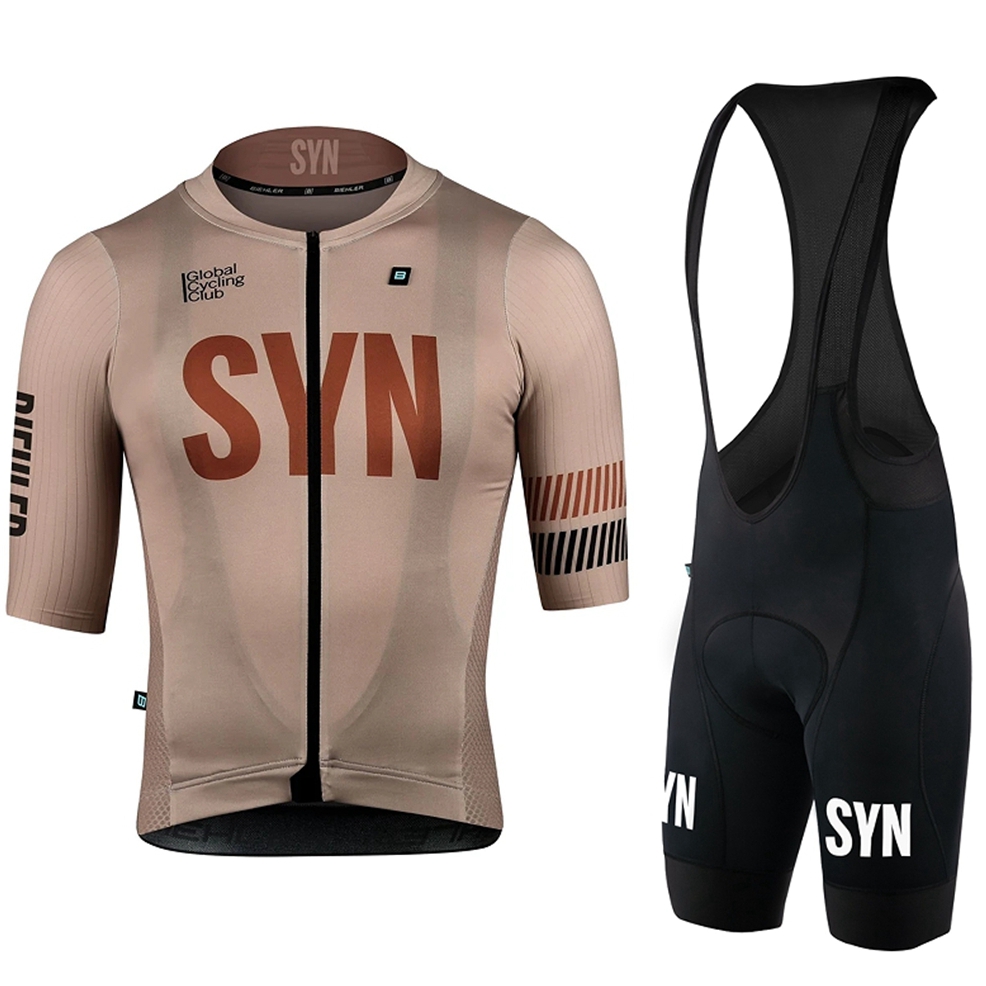 SYN ropa de ciclismo marrón pa - Cycling Gear Logo reseña y precio