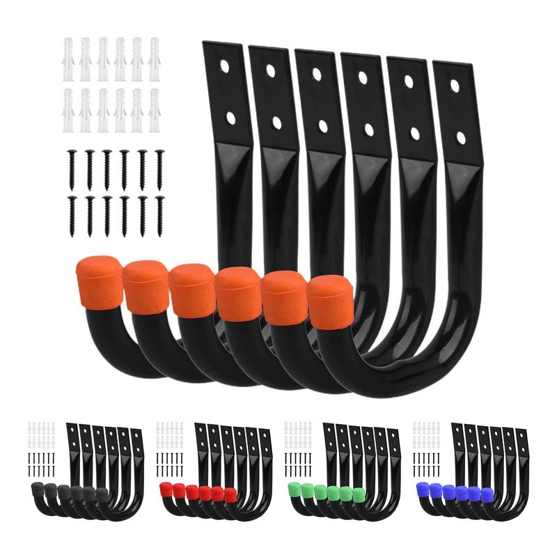 6 unids/set ganchos de montaje - Cycling Gear Wall Storage reseña y precio