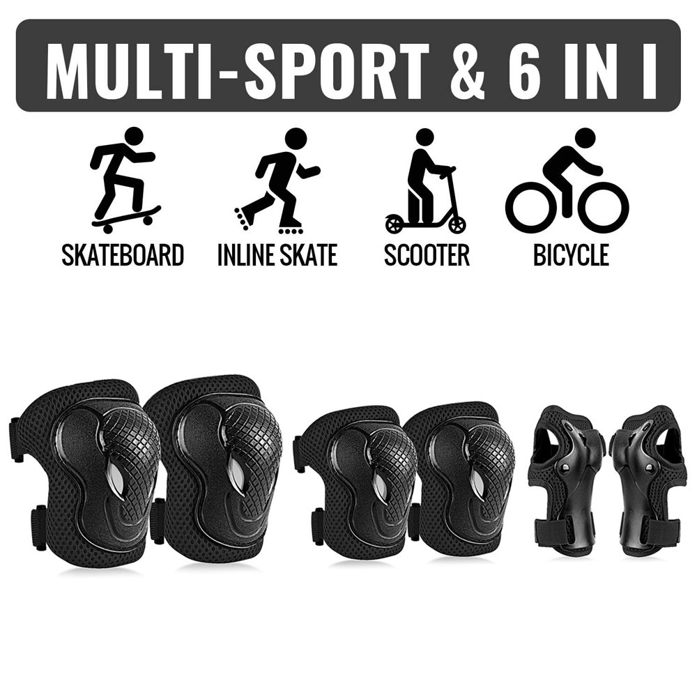 GOMOREON 6 unids/set rodillera - Cycling Protective Gear For Kids reseña y precio