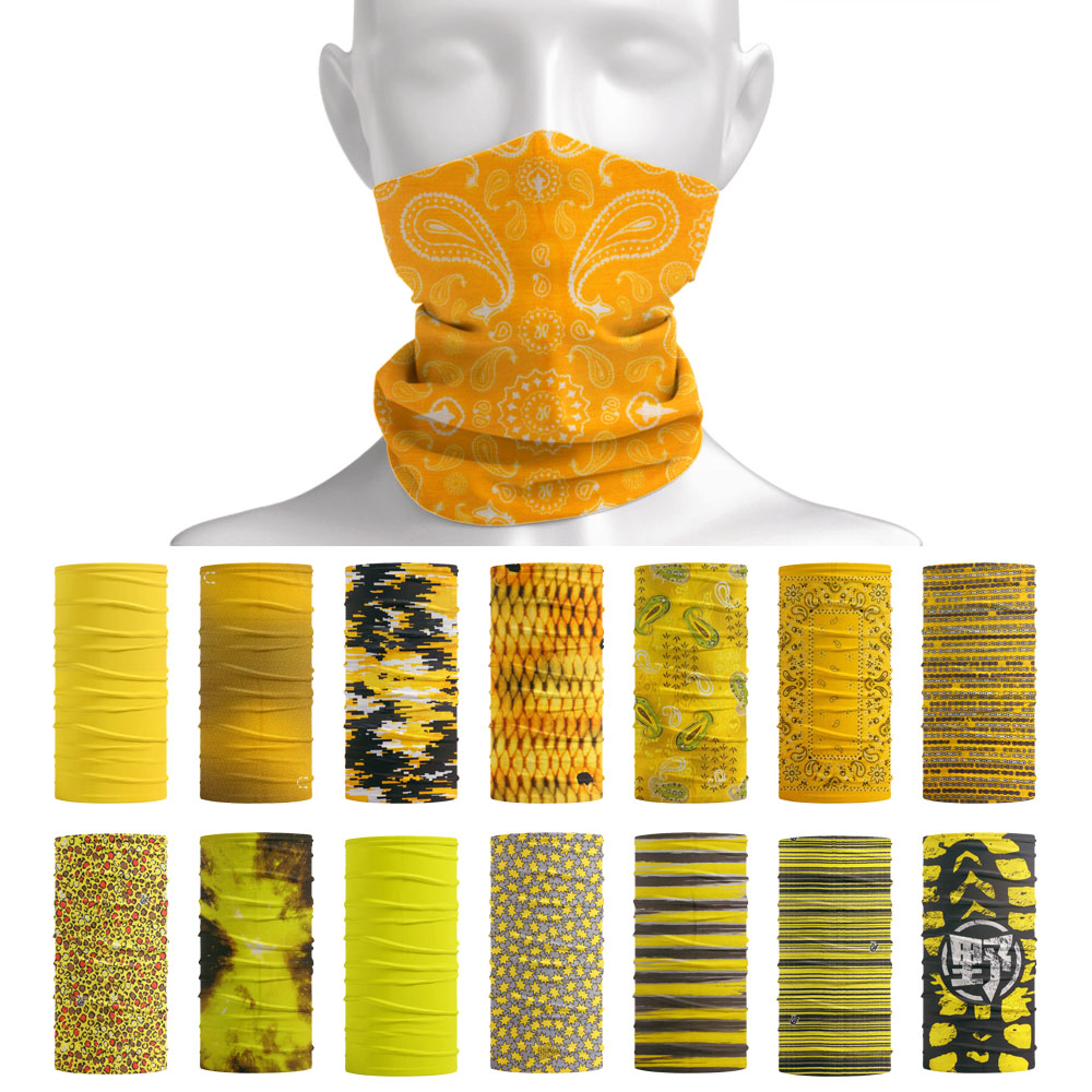Pañuelo de tubo de Color brill - Yellow Cycling Gear reseña y precio