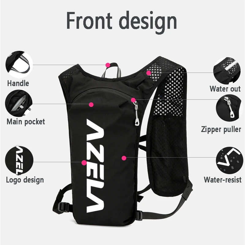 Mochila con chaleco de hidrata - Cycling Gear Backpack reseña y precio