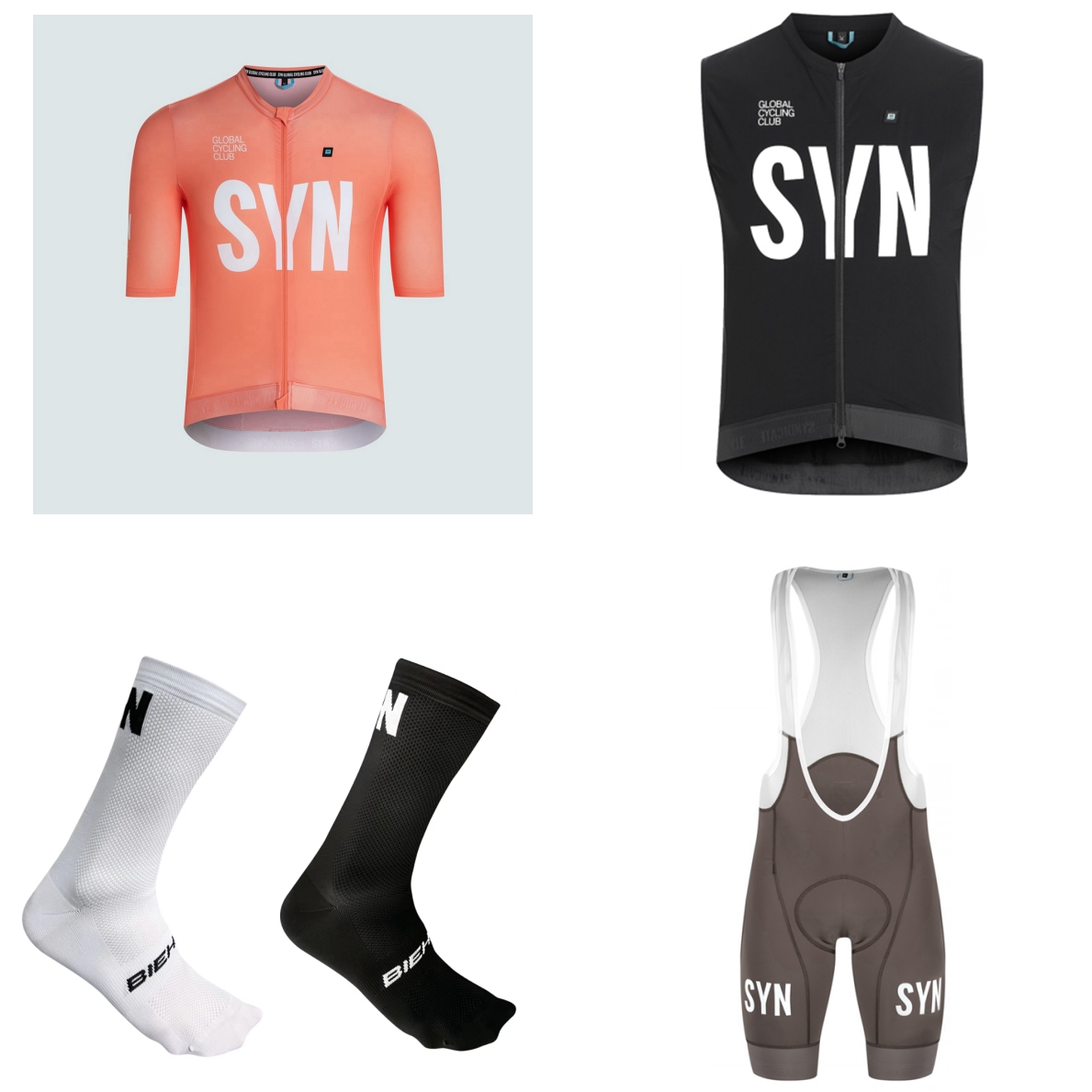 Traje de Ciclismo de Manga Cor - Cycling Gear Logo reseña y precio