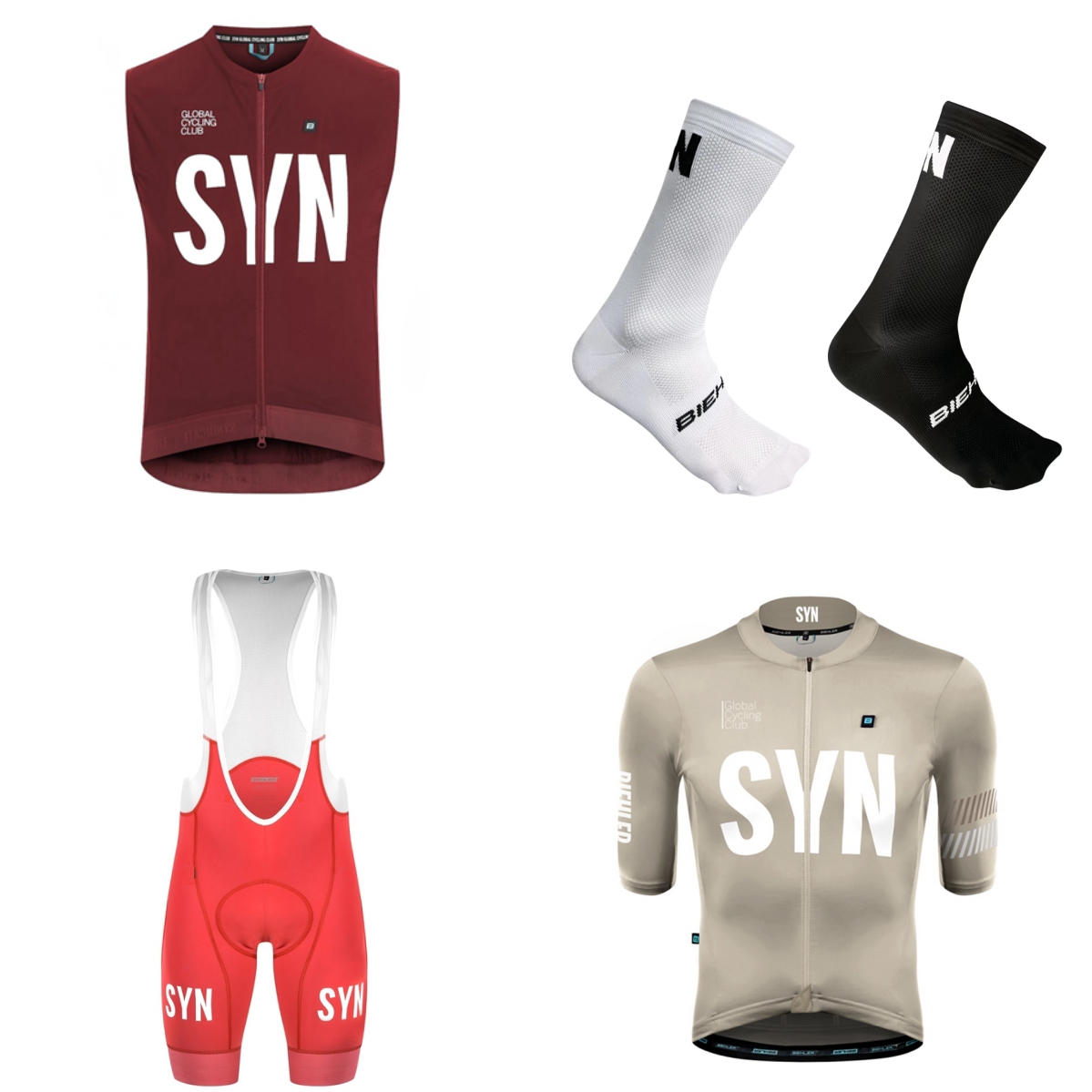 Traje de Ciclismo de Manga Cor - Cycling Gear Logo reseña y precio