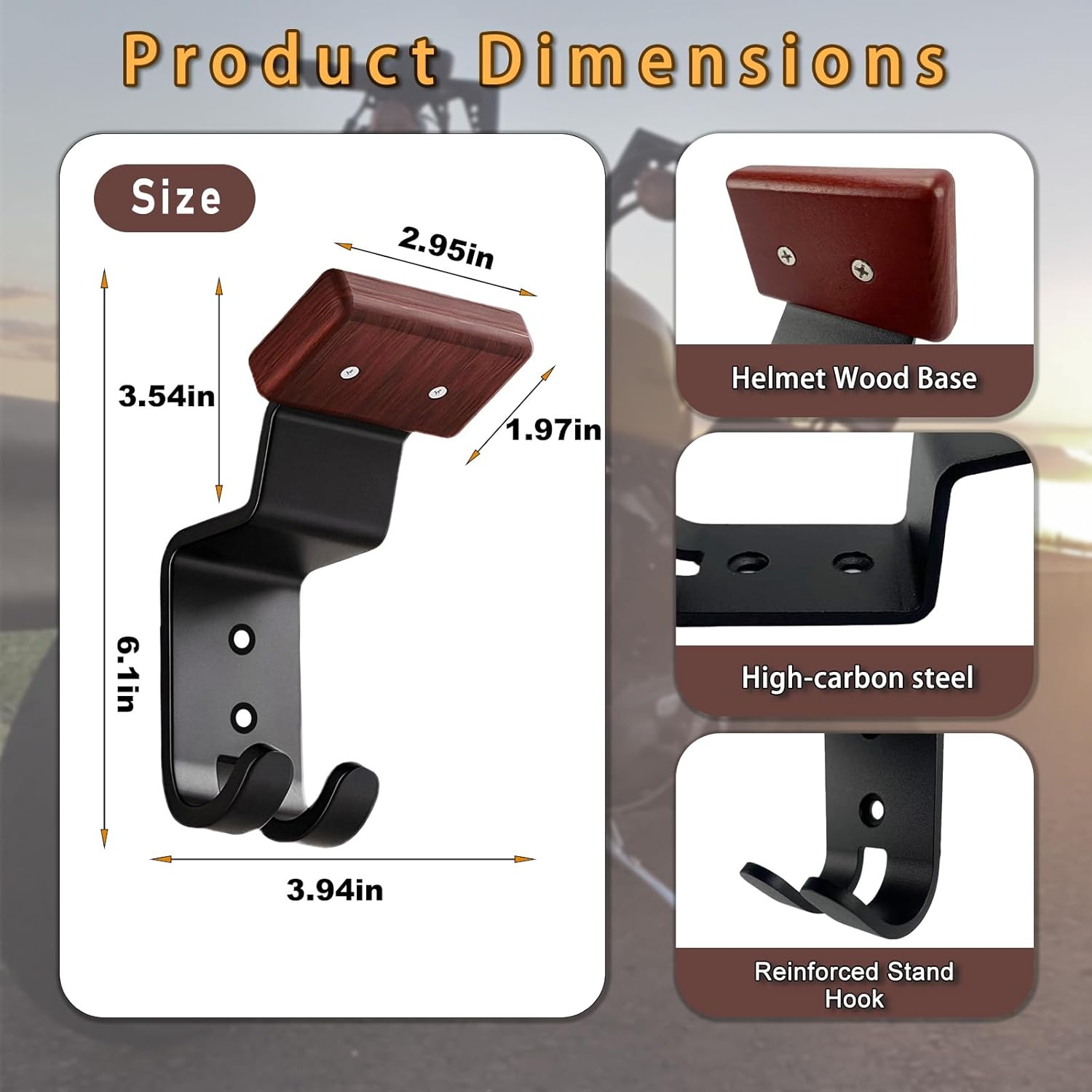 Soporte de Pared para Casco de - Cycling Gear Organizer Wall reseña y precio