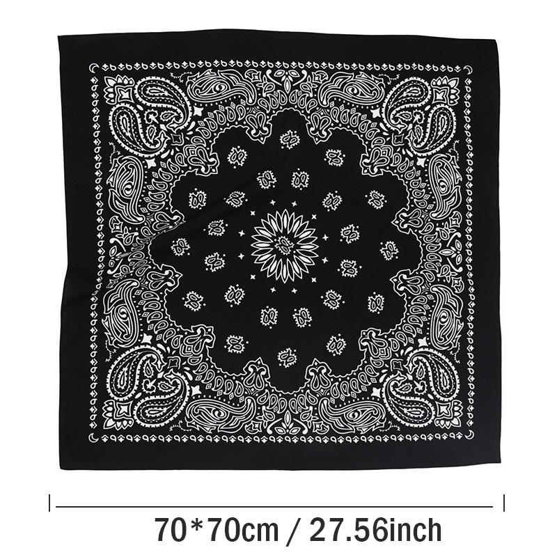 Pañuelo de algodón negro de gr - Cycle Zone reseña y precio